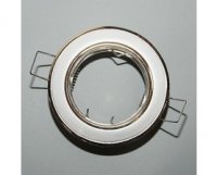 SPOT INCASTRAT, ARGINTIU PERLAT/AURIU, MAX 50W - SPOT INCASTRAT, ARGINTIU PERLAT/AURIU, MAX 50W